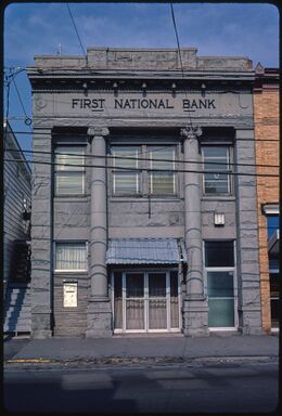 The old First National Bank