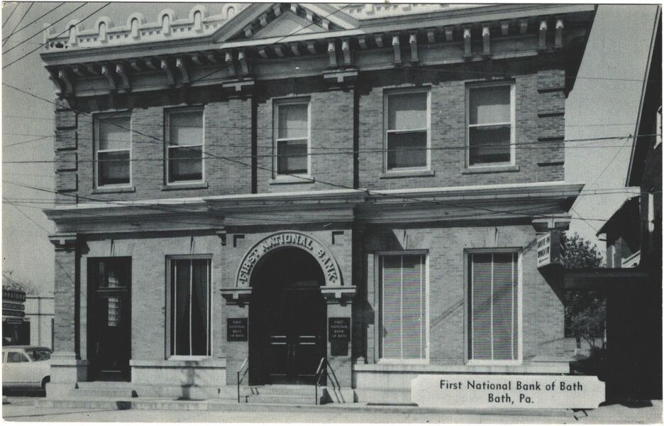 First National Bank, Bath, PA (Charter 5444) Bank Note History