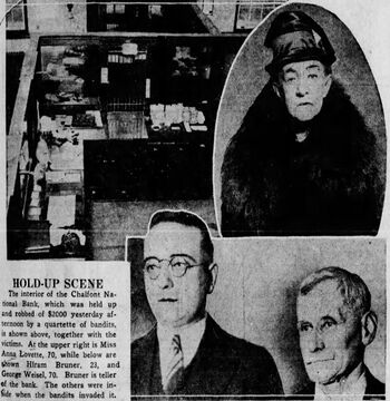 interior of the Chalfont National Bank