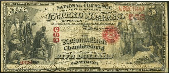 Original Series $5 bank note