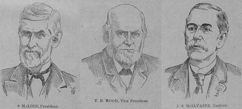 Sketches of officers re-elected in January 1893