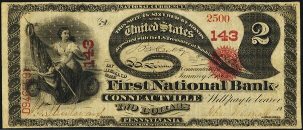 Original Series $2 bank note