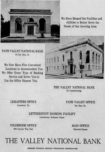 Merger announcement from July 1962