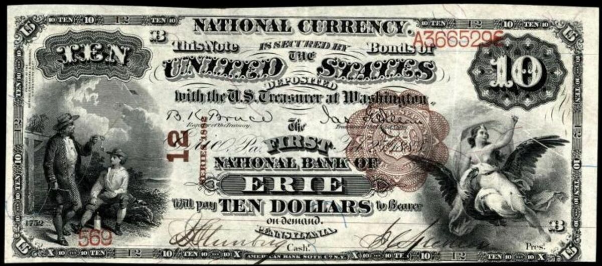 First National Bank, Erie, PA (Charter 12) Bank Note History