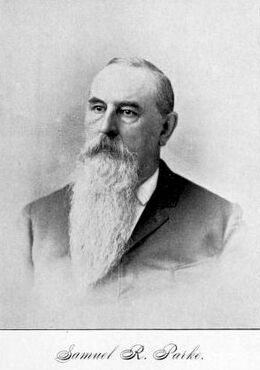 Photo of Samuel R. Parke with signature