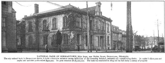 National Bank of Germantown on Main Street