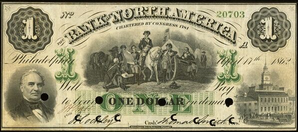 Bank of North America Obsolete $1