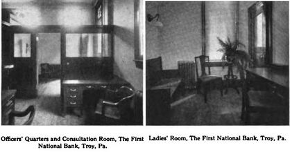 Officer's quarters and Ladies' room