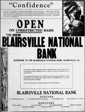 Advertisement from December 1933