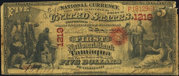Original Series $5 bank note