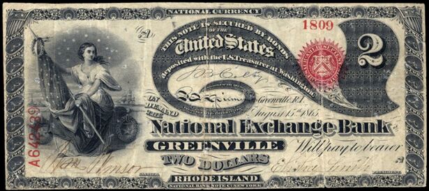 Original Series $2 bank note