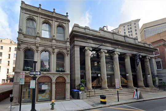 The old Atlantic National Bank at 75 Weybosset Street