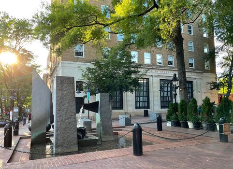 The old National Bank of Charlottesville located on Main Street