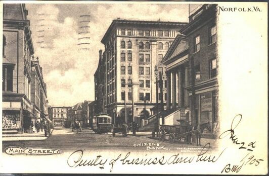 Postcard of the Citizens Bank ca1905