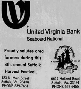 A 1981 advertisement for United Virginia Bank