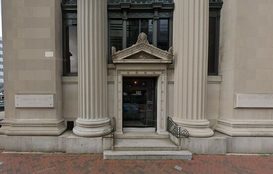 The Granby Street entrance of the old Virginia National Bank