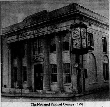 National Bank of Orange after 1953 renovation