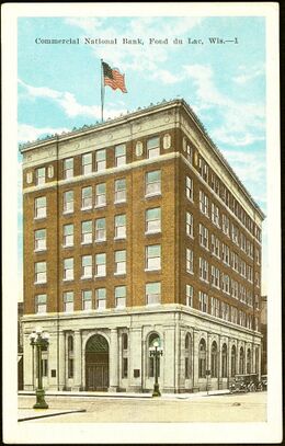 Postcard of the Commercial National Bank