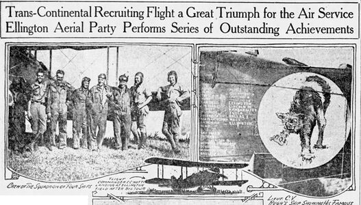 DeHavilland crews from Ellington 6000-mile recruiting tour