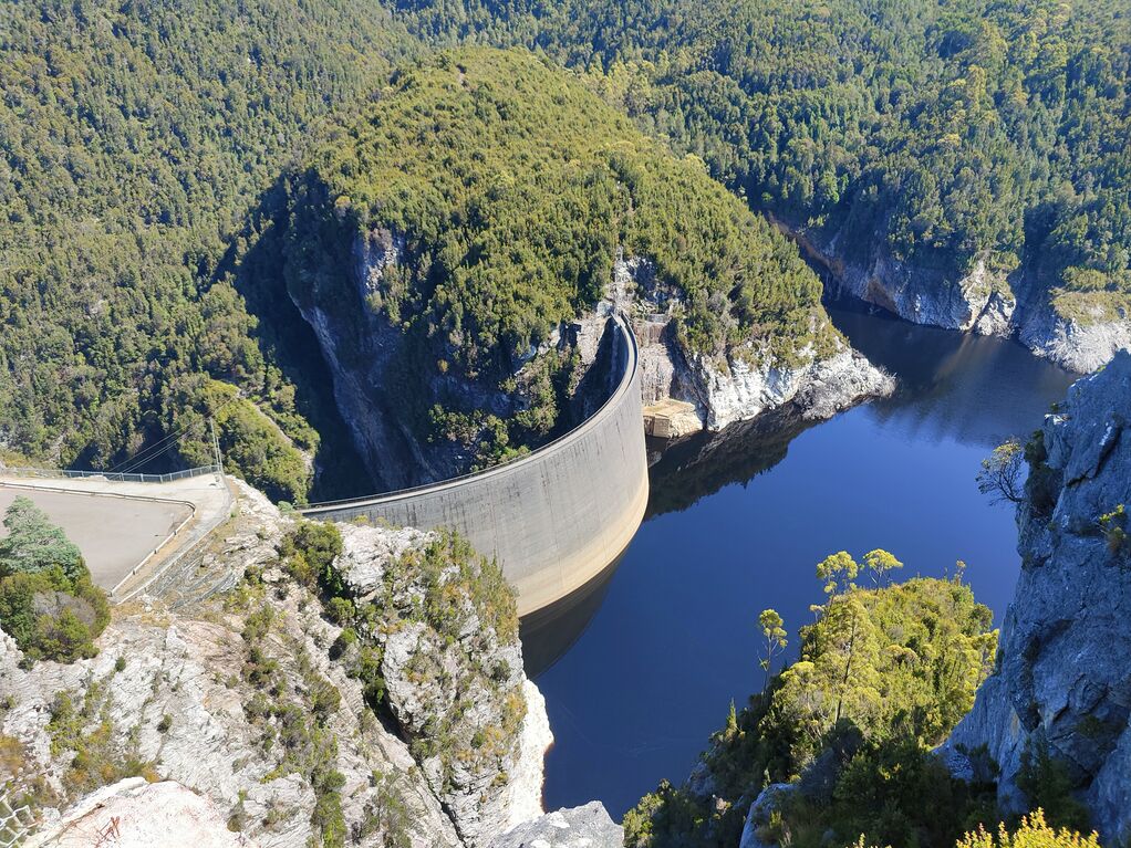 Gordon Dam, Gordon River - Engineering Heritage Australia