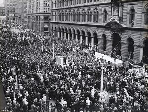 494 After the ceremony of unveiling The Cenotaph. 22-2-1929