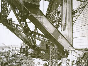 509 Dawes Point lower chord first panel. 9-5-1929