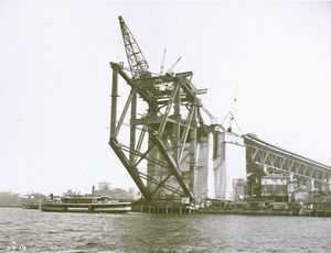 511 Erection of 2nd panel. 9-5-1929