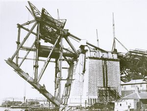 513 Erection of 2nd panel. 9-5-1929