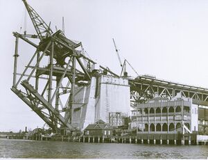 515 Erection of 2nd panel. 9-5-1929