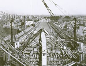 521 Southern approach from creeper crane. 6-6-1929