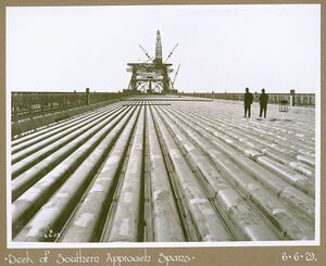 528 Deck of southern approach spans. 6-6-1929