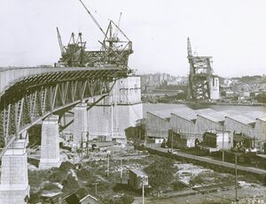 532 The bridge taken from Fitzroy Street. 7-6-1929