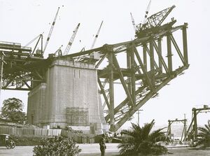 539 Erection of fourth panel completed. 16-6-1929