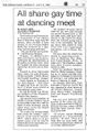 Article in The Oregonian, Monday, 06 Jul 1987
