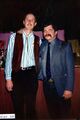 1991 Golden Boot presenter Karl Jaeckel and recipient Harlan Kerr
