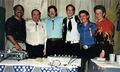 Staff callers: L-R - Mike Desisto, Mike Jacobs, Dayle Hodge, Ed Foote, Chris Phillips, Anne Uebelacker. Missing from photo: Sandie Bryant