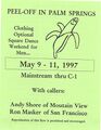 Peel-Off in Palm Springs 1997 flyer