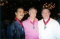 (L-R) Walter Lopez, Freeman Stamper and David Bowers, 1998