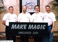 At Make Magic, 2001