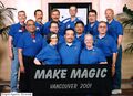 At Make Magic, 2001