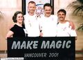 At Make Magic, 2001