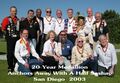 Inaugural recipients of 20-year medallion
