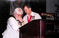 2004 Golden Boot recipient Ett McAtee and presenter Rick Hawes