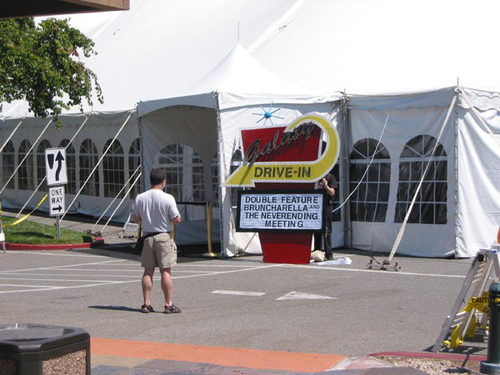 Meal tent for 2005 convention