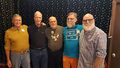 George Voorhis, Bill Wolff, Bob Bauer, Jim Babcock, and Ping DiBella at Crossfire, 2019