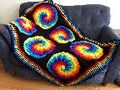 Raffled afghan made by Pam Clasper