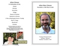 Memorial program