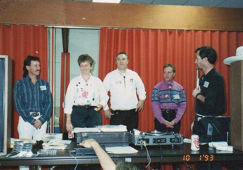 Change Lanes To Portland October 1993 — with Chris Phillips, Anne Uebelacker, Rich Silkett, Todd Fellegy and Rick Hawes in Portland, Oregon