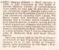 Obituary {The San Francisco Examiner)