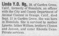 Obituary ('Honolulu Star-Bulletin)